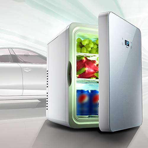 Pequeño Separador Refrigerador 20L Pequeño refrigerador Mini Hogar pequeño Refrigerador de un Solo hogar Dormitorio para Dos Personas Mundo de Coches Hogar Uso Doble 41 * 27 * 34cm