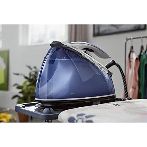 Philips GC9324/20 estación plancha al vapor 2,5 L Suela de T-ionicGlide Azul, Blanco - Centro de planchado (6,5 bar, 2,5 L, 440 g/min, 120 g/min, Suela de T-ionicGlide, Azul, Blanco)