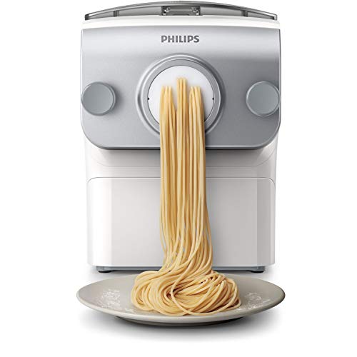 Philips Máquina automática de pasta 4 tipos de pasta, 400 g blanco