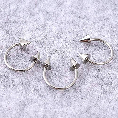 Piercings(85 Pcs),16 Tipos de Estilos Acero Inoxidable 316L, Acero médico de Titanio para el Cuerpo, Lengua, Nariz, oído, pezones, Labios, Cejas, cartílago, Multiusos Bolas y Aros, Unisex.