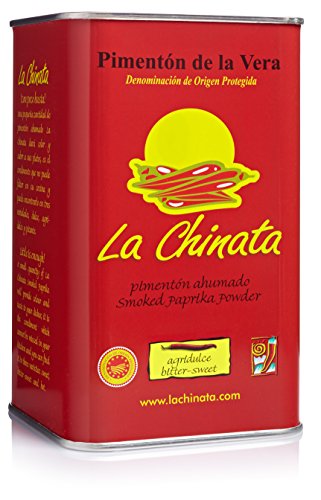 Pimentón de La Vera Ahumado pack La Chinata lata Agridulce 750g y lata 70g Picante