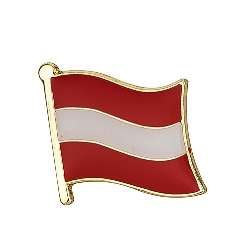 Pin de metal con la bandera de Austria