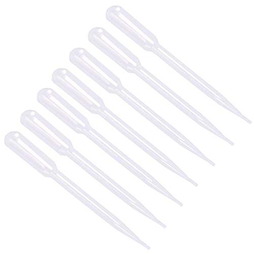 Pipetas 200 unidades 3ml Desechables Plastico Transparente Pipetas con Escala