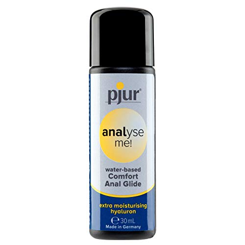 pjur analyse me! Comfort Water Anal Glide - Lubricante acuoso - para sexo anal cómodo - adecuado para juguetes eróticos (30ml)