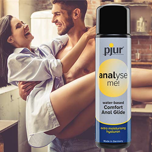 pjur analyse me! Comfort Water Anal Glide - Lubricante acuoso - para sexo anal cómodo - adecuado para juguetes eróticos (30ml)