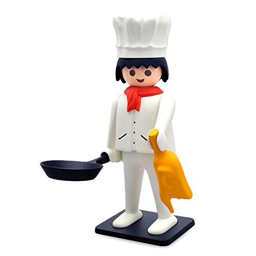 Plastoy - Playmobil Nostalgia colección: Cocinero - Estatua [25 cm]