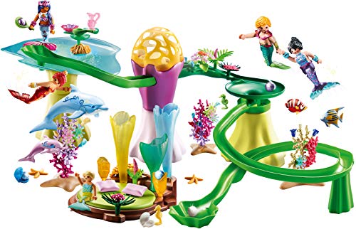 Playmobil 70094 Magic Cala de Sirenas con Cúpula Iluminada, A partir de 4 años, Multicolor