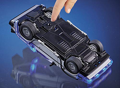 PLAYMOBIL- Back to The Future Delorean con Efectos de Luz, A Partir de 6 Años, Multicolor (70317)