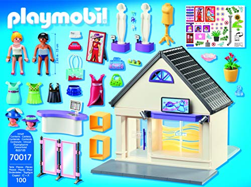 PLAYMOBIL City Life Mi Tienda de Moda, A partir de 4 años (70017) , color/modelo surtido