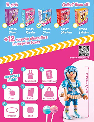 PLAYMOBIL EverDreamerz Candy World - Clare, A partir de 7 Años (70386)