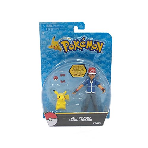 Pokemon Pack de 2 Figuras Ash & Pikachu