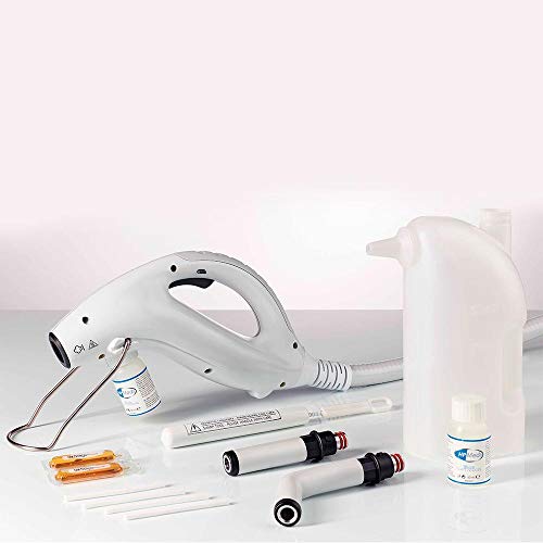 Polti Cimex Eradicator limpiador a vapor para la desinfestación natural sin insecticidas de las chinches de cama con vapor seco hasta 180°C°,2250 W, acero inoxidable, blanco