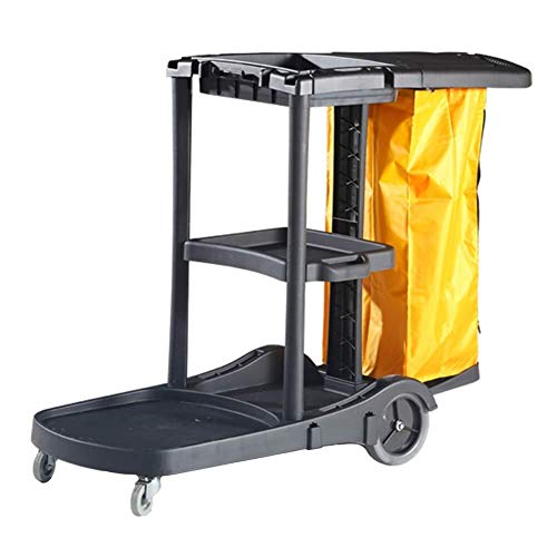 Portable Cart - GR/ABS Multiusos de la Limpieza Carro de Servicio Carro con Ruedas for Commercial/Limpieza/Escuela - 130; 55; 100 cm