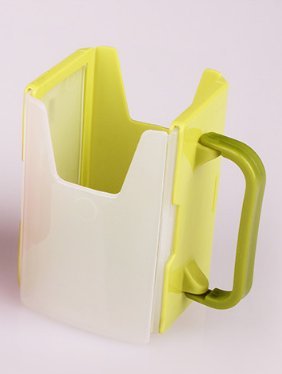 Portavasos de leche de cartón, Caja de bolsa de leche de jugo de bebida Taza ajustable de porta para entrenamiento de bebida de bebés (Verde)