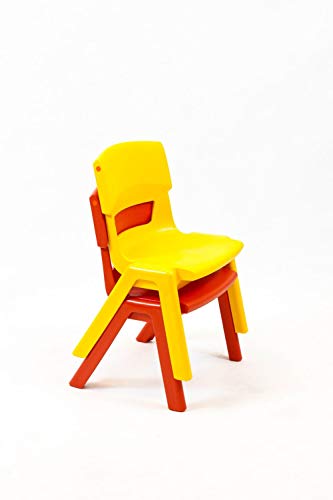 Postura Plus Postura Silla de Aula, Polipropileno, Amarillo Sol, Size 2