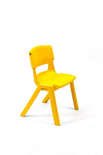 Postura Plus Postura Silla de Aula, Polipropileno, Amarillo Sol, Size 2