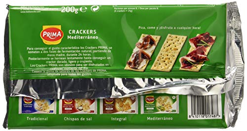 Prima Crackers - Paq. Mediterraneo 200 g