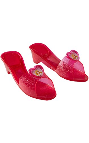 Princesas Disney - Zapatos de Bella Durmiente para niña, color rosa - Talla 4-6 años (Rubies 35354)