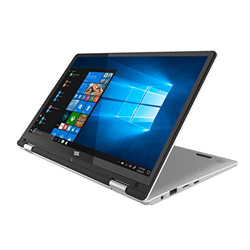 PRIXTON Flex Pro - Ordenador Portátil con Pantalla Táctil de 11'6 Pulgadas, Sistema Operativo Profesional Windows 10 Pro, Procesador Intel, 4GB RAM / 64GB, Teclado en Español