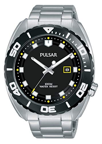 Pulsar Reloj analogico para Hombre de Cuarzo con Correa en Acero Inoxidable PG8283X1