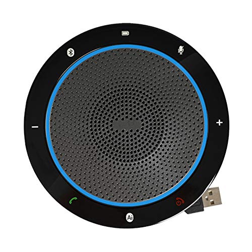 Puraten - Altavoz Bluetooth para teléfonos móviles (micrófono Omni Direction, sonido potente, USB, recargable, para Home Office y Play), No cero., como en la imagen, Tamaño libre