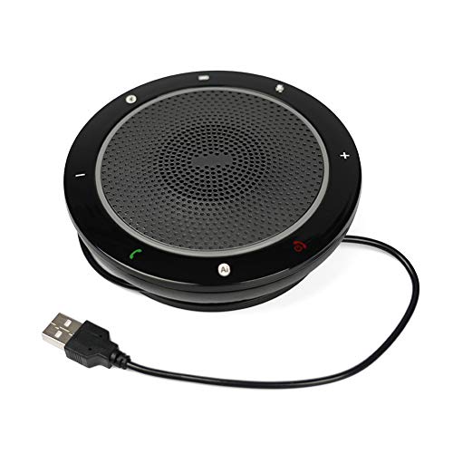 Puraten - Altavoz Bluetooth para teléfonos móviles (micrófono Omni Direction, sonido potente, USB, recargable, para Home Office y Play), No cero., como en la imagen, Tamaño libre