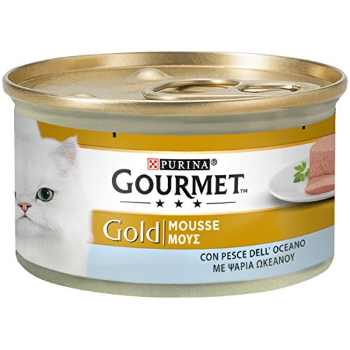 Purina Gourmet Gold Húmedo Gato Espuma, 24 latas de 85 g Cada una, Paquete de 24 x 85 g