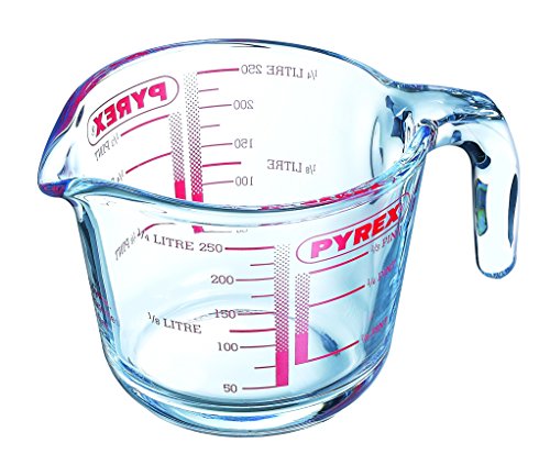 Pyrex Prepware Set de 3 Jarras Medidoras con Extrema Resistencia a los Choques Térmicos