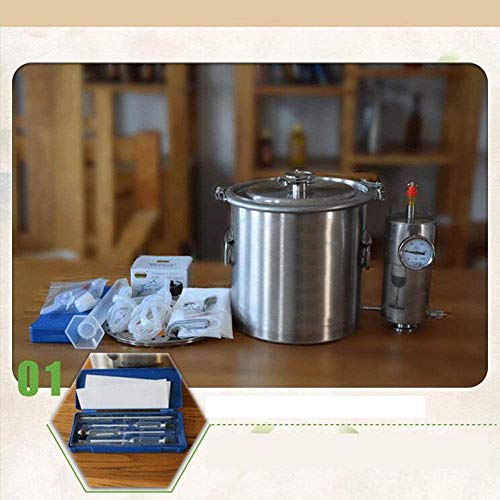 QIDIAN Moonshine Distiller Brewing Alcohol Mashine Home Brewing Liquor Brandy Vodka Distiller,Comprises Accesorios para La Elaboración De Cerveza (20L)