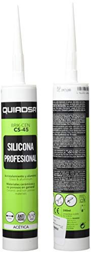 Quiadsa 52500592 CS-45 Sellador de Silicona Acética Gris