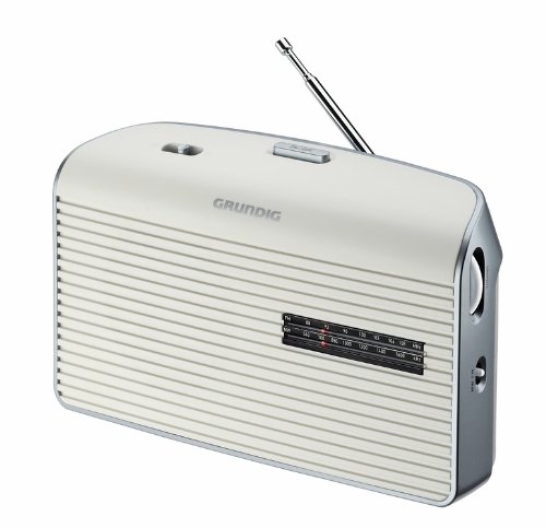 Radio portátil analógica Music 60 White/Silver