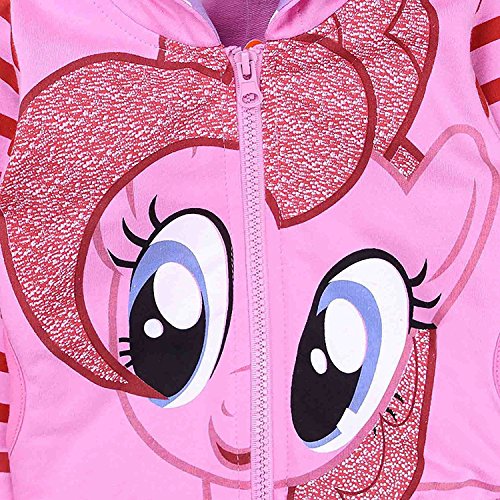 Rainbow Dash Sudadera con capucha para niña Rosa rosa 130 cm(5-6 años)