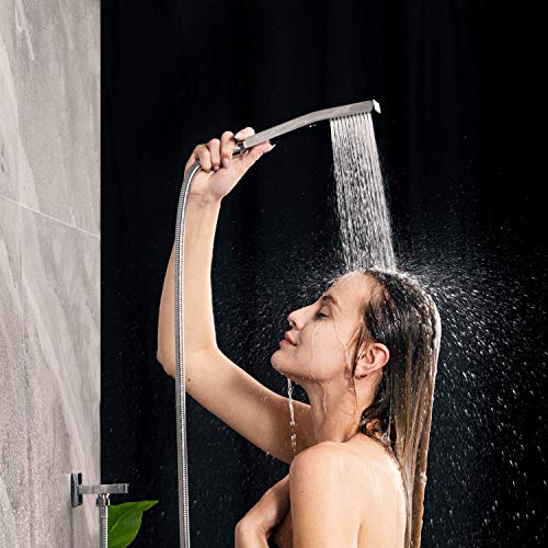 Rainsworth Sistema de Ducha – Cromo Grifos de Ducha Empotrados Set – Tecnología de inyección de Aire – Cabeza de Ducha Cuadrada de 10 Pulgadas – Fácil instalación – Acero Inoxidable y Latón