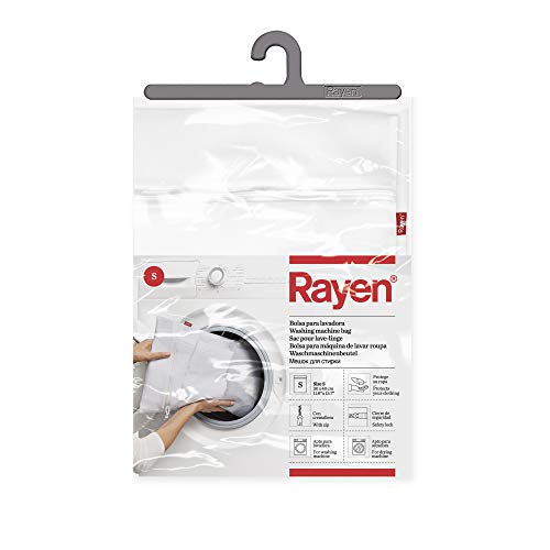 Rayen, Bolsa para Máquina de Lavar Ropa, Blanco, talla S, 30 x 40 cm