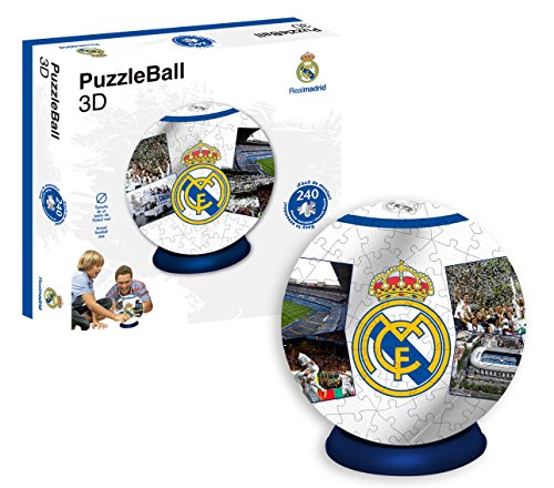 Real Madrid Puzzleball CF (Tamaño Balón) 8,4 (63690), Multicolor, Ninguna