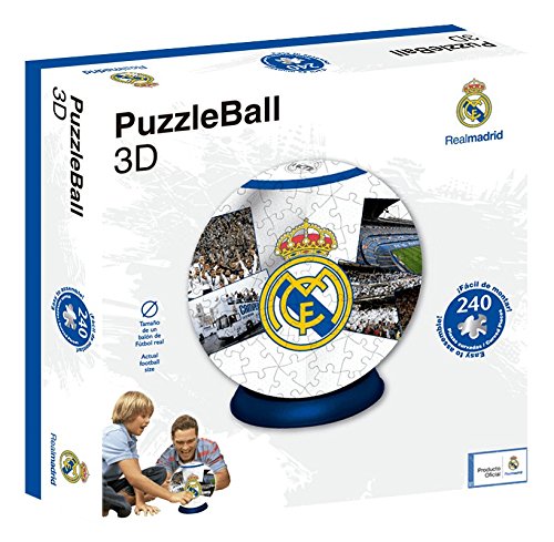 Real Madrid Puzzleball CF (Tamaño Balón) 8,4 (63690), Multicolor, Ninguna