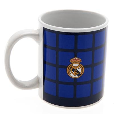 Real Madrid - Taza de café, color azul