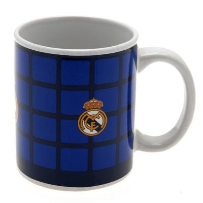 Real Madrid - Taza de café, color azul