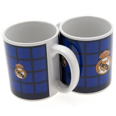 Real Madrid - Taza de café, color azul