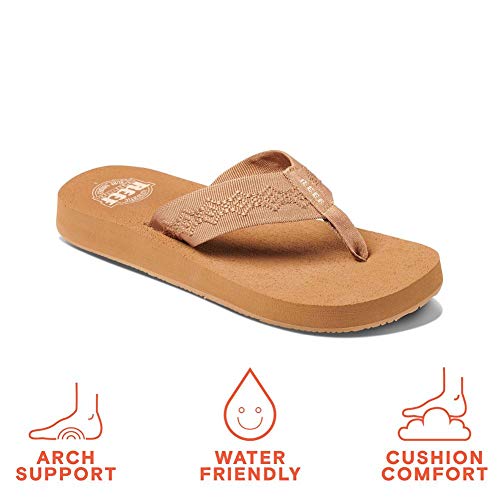 Reef Sandy, Chanclas para Mujer, Tan, 37.5 EU