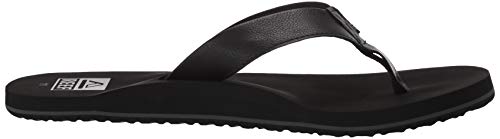 Reef Twinpin, Chanclas para Hombre, Negro/Negro, 46 EU