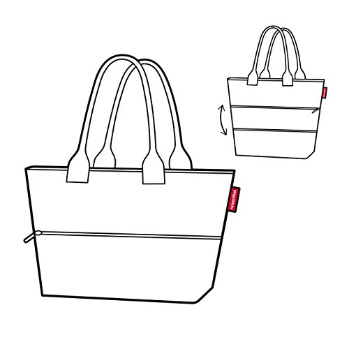 reisenthel shopper e1 Bolso grande Marrón - Bolsas de compras (Bolso grande, Marrón, Poliéster, Estampado, 18 L, 500 mm)