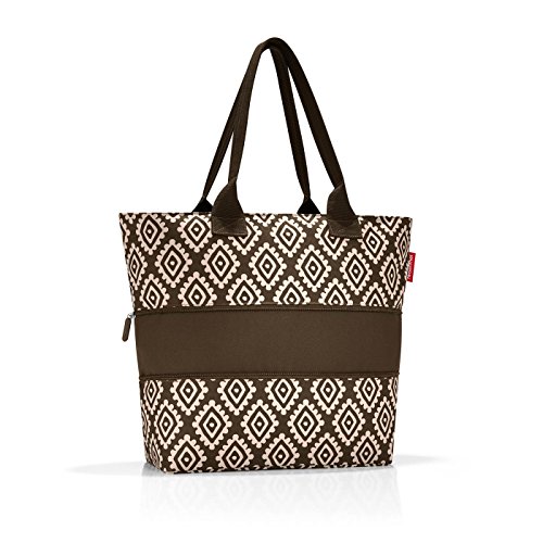 reisenthel shopper e1 Bolso grande Marrón - Bolsas de compras (Bolso grande, Marrón, Poliéster, Estampado, 18 L, 500 mm)