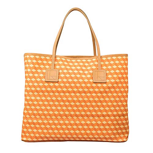 RELIQUIAE ESPAÑA Bolso Shopping L Color Naranja. Bolso de Hombro de Mujer. Bolso Exclusivo Diseño Elegante