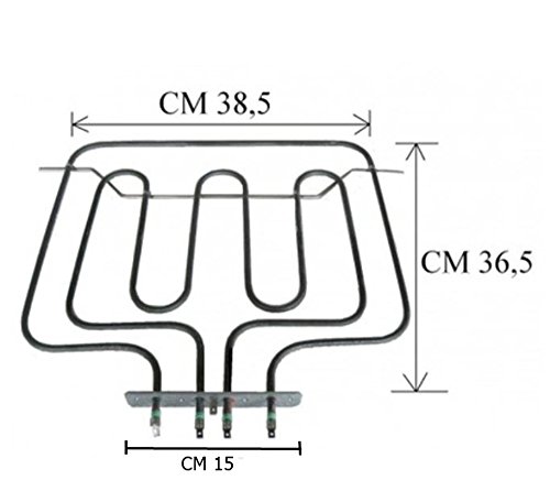 Resistencia Horno Smeg superior 825 + 1740 apta 806890123 no Original Wa 173