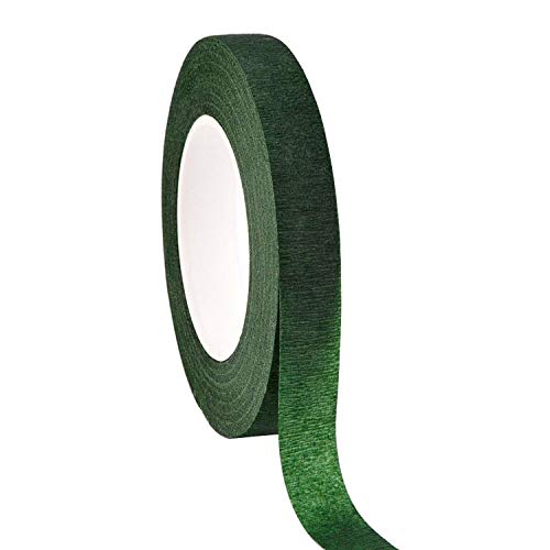 Rmeet Cinta Floral,Verde Cinta de Tallo 6 Pack Floristería Cinta del Tallo Cinta Adhesiva Tape para Flores Artificiales Boda Decoraciones Ramo Artesanía 12MM 30 Yard/Roll