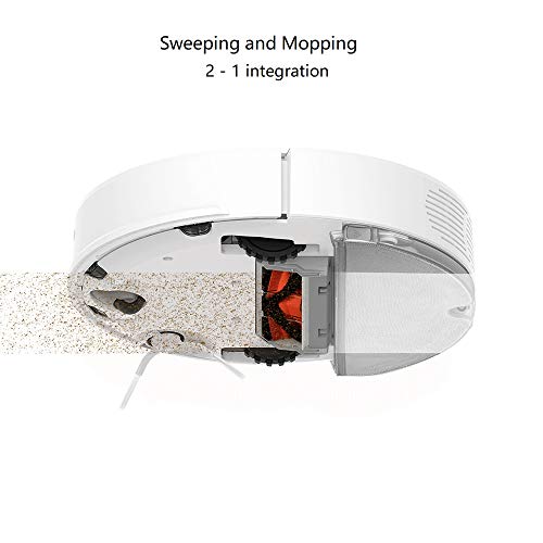 Roborock Aspiradoras S50, Aspirador Robótico Autoaspirante de Succión Ultra Fuerte Túrismo LDS Tecnología 2-en-1, planeando y barriendo la limpieza planificada de manera inteligente