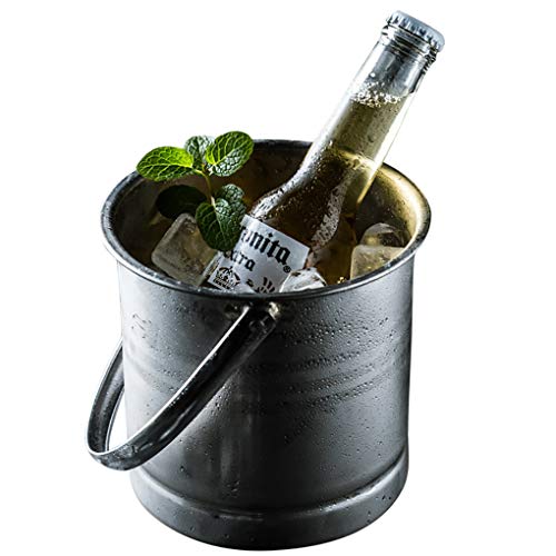 Rolin Roly Cubos de Vino s Pequeño Champagne Hielo Cubitera de Acero Inoxidable para Botellas para Fiesta y Bar Ice Bucket 700ML