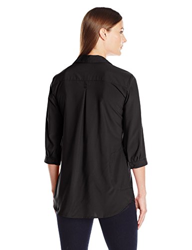 Royal Robbins Expedition Chill - Camisa de túnica elástica para Mujer, Mujer, 32131, Negro Azabache, Medium