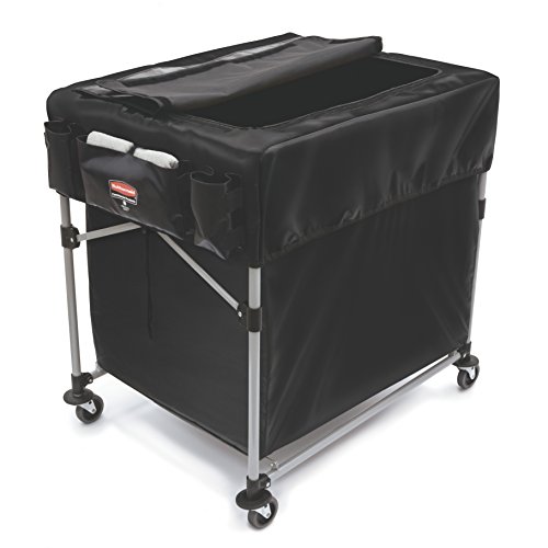 Rubbermaid Commercial Products 1889864 Funda Grande para Carro Plegable 8 Bushel X-Cart, Negro